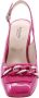 Nerogiardini Fuchsia Patent Slingback Sandalen Pink Dames - Thumbnail 9