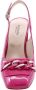 Nerogiardini Fuchsia Patent Slingback Sandalen Pink Dames - Thumbnail 4