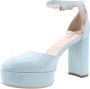 Nerogiardini Leren hoge hakken met gespsluiting Green Dames - Thumbnail 16