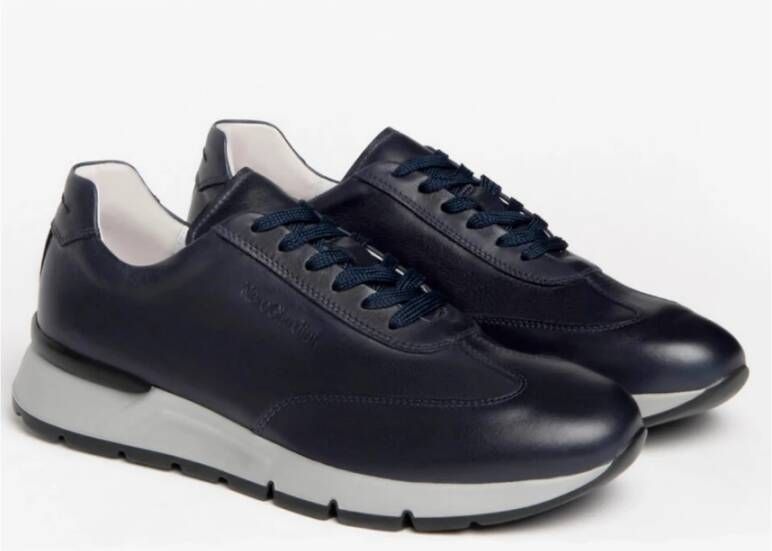 Nerogiardini Blauwe Sneakers voor Heren Blue Heren