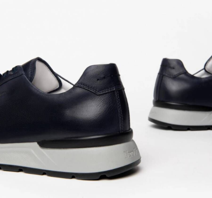 Nerogiardini Blauwe Sneakers voor Heren Blue Heren