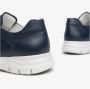 Nerogiardini Leren Heren Sneakers met Veters en Ritssluiting Blue Heren - Thumbnail 4