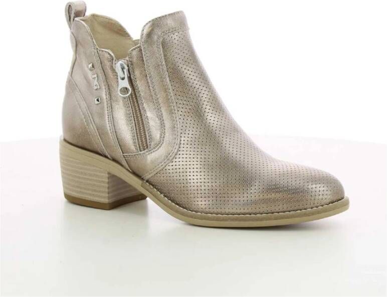Nerogiardini Brons Dameschoenen Stijlvol Model Gray Dames