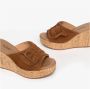 Nerogiardini Bruin leren sandalen Brown Dames - Thumbnail 3