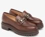 Nerogiardini Leren Mocassins met Metalen Klem Brown Dames - Thumbnail 15
