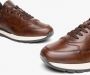 Nerogiardini Bruine leren enkellaarsjes met veters Brown - Thumbnail 5