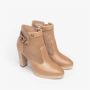 Nerogiardini Leren Enkellaarsjes met Ritssluiting voor Dames Brown Dames - Thumbnail 18