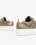Nerogiardini Bruine Leren Sneakers Platform Rits Sluiting Brown Dames - Thumbnail 5