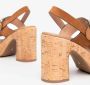 Nerogiardini Bruine leren sandalen - Thumbnail 2