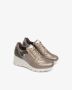 Nerogiardini Bruine leren sneakers met ritssluiting Brown Dames - Thumbnail 2
