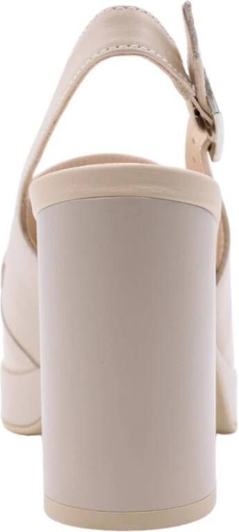 Nerogiardini Buble Slingback Schoenen Beige Dames