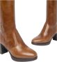 Nerogiardini Casual Kameel Leren Dameslaars Brown Dames - Thumbnail 3