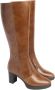Nerogiardini Casual Kameel Leren Dameslaars Brown Dames - Thumbnail 5