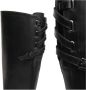 Nerogiardini Casual Zwarte Leren Dameslaars Black Dames - Thumbnail 3