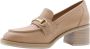Nerogiardini Leren Hoge Hakken Schoenen voor Vrouwen Beige Dames - Thumbnail 16
