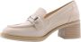 Nerogiardini Elegant Cher Moccasin Heels Beige Dames - Thumbnail 4