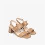 Nerogiardini Stijlvolle Sandaal Beige Dames - Thumbnail 2