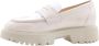 Nerogiardini Leren Dames Loafers Stijlvol Comfortabel Beige Dames - Thumbnail 4