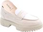 Nerogiardini Leren Dames Loafers Stijlvol Comfortabel Beige Dames - Thumbnail 8
