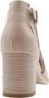 Nerogiardini Beige Leren Enkellaarzen met 7cm Hak Beige Dames - Thumbnail 26