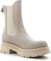 Nerogiardini Dames Enkellaarzen Zwart Stijlvol Model Beige Dames - Thumbnail 4