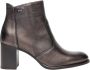 Nerogiardini Dames Enkellaarzen Zwart Stijlvol Model Brown Dames - Thumbnail 22