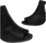 Nerogiardini Zwarte Leren Geperforeerde Sandalen Black Dames - Thumbnail 10