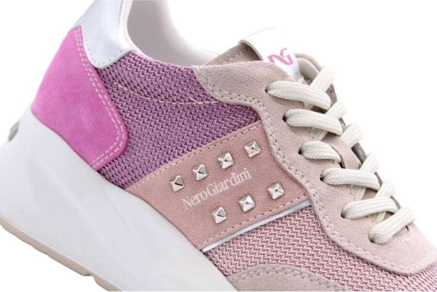 Nerogiardini Derulo Sneaker Stijlvol en Trendy Schoeisel Pink Dames