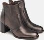 Nerogiardini Dames Enkellaarzen Zwart Stijlvol Model Brown Dames - Thumbnail 4