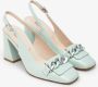 Nerogiardini Leren Hoge Hakken Elegante Stijl Green Dames - Thumbnail 22