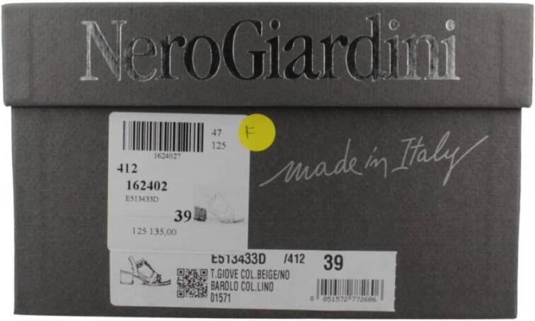 Nerogiardini Elegante High Heel Sandalen