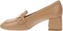 Nerogiardini Elegante Leren Hoge Hakken Brown Dames - Thumbnail 6