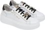 Nerogiardini Elegante Veterschoen Sneaker met Gouden Accenten White Dames - Thumbnail 5