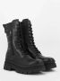 Nero Giardini 05861 Veterboots Laarzen Met Veters Dames Zwart - Thumbnail 11