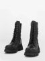 Nero Giardini 05861 Veterboots Laarzen Met Veters Dames Zwart - Thumbnail 13