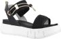 Nerogiardini Casual Zwarte Leren Dames Sandalen Black Dames - Thumbnail 10