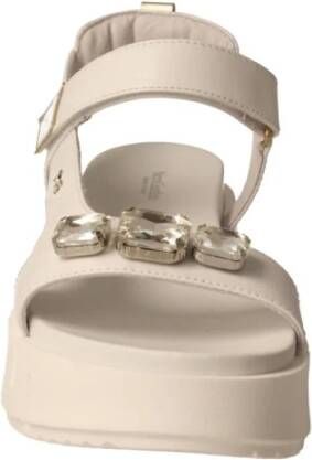 Nerogiardini Flat Sandals White Dames