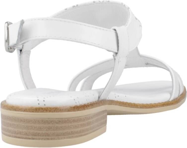 Nerogiardini Flat Sandals White Dames