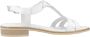 Nerogiardini Flat Sandals White Dames - Thumbnail 4