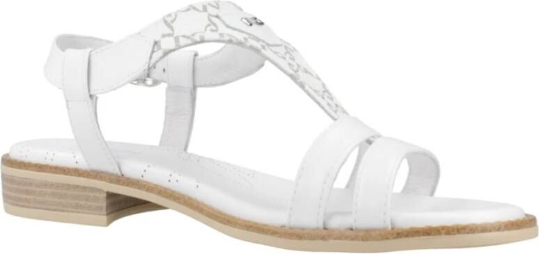 Nerogiardini Flat Sandals White Dames