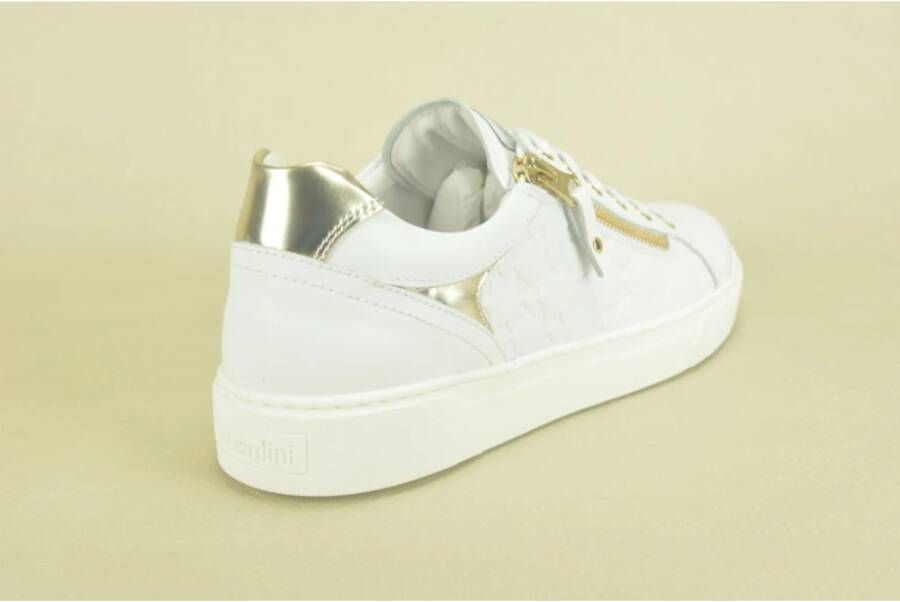Nerogiardini Gedrukte Sneaker met Tiret Stijl White Dames