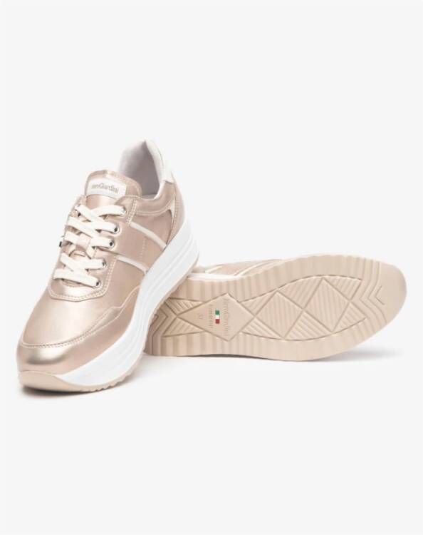 Nerogiardini Gelamineerde leren sneakers