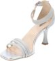 Nerogiardini Glitter Hoge Hak Sandalen voor Vrouwen Gray Dames - Thumbnail 6