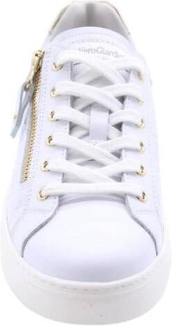 Nerogiardini Glitter Sneaker Stijlvol en Trendy White Dames
