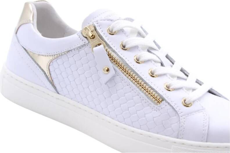 Nerogiardini Glitter Sneaker Stijlvol en Trendy White Dames