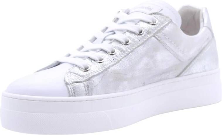 Nero Giardini 409930 Lage sneakers Leren Sneaker Dames Zilver - Foto 5