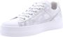 Nero Giardini 409930 Lage sneakers Leren Sneaker Dames Zilver - Thumbnail 5