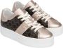 Nerogiardini Gouden Sneakers Leren Casual Stijl Multicolor Dames - Thumbnail 3