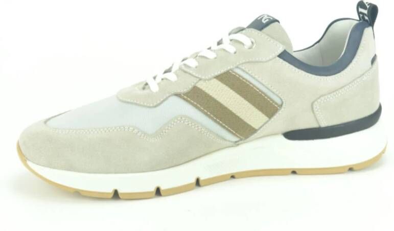 Nerogiardini Grijze Suède Runner Schoenen