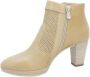 Nerogiardini Leren Enkellaarsjes met Ritssluiting voor Dames Beige Dames - Thumbnail 4